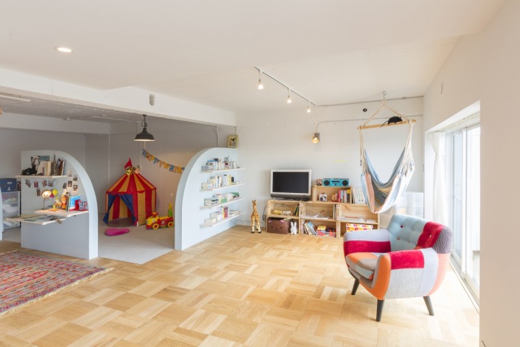 子ども部屋がいつも空っぽ・・・。それなら、リビングにキッズスペースを作っちゃおう♪