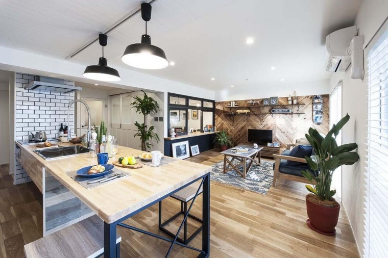 キッチン、玄関を大胆アレンジ！西海岸風オシャレ部屋【part2】