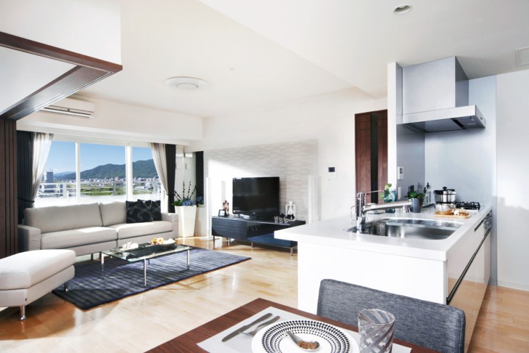 横長リビングで部屋を綺麗に見せるちょっとした工夫