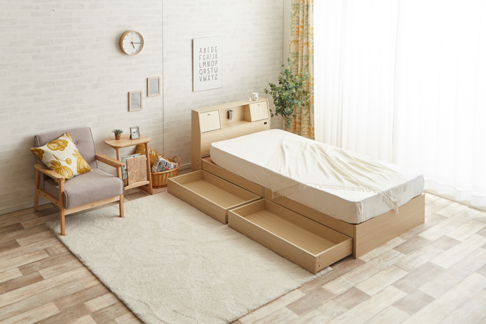 部屋を広く見せる！大量収納ベッドおすすめ5選