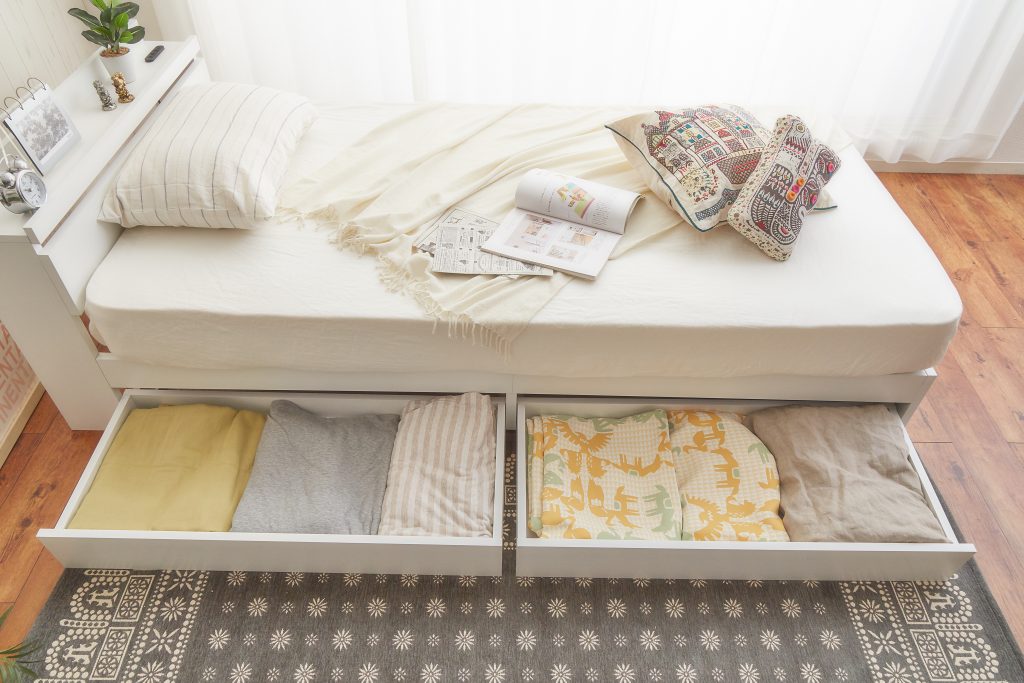 部屋を広く見せる！大量収納ベッドおすすめ5選の画像