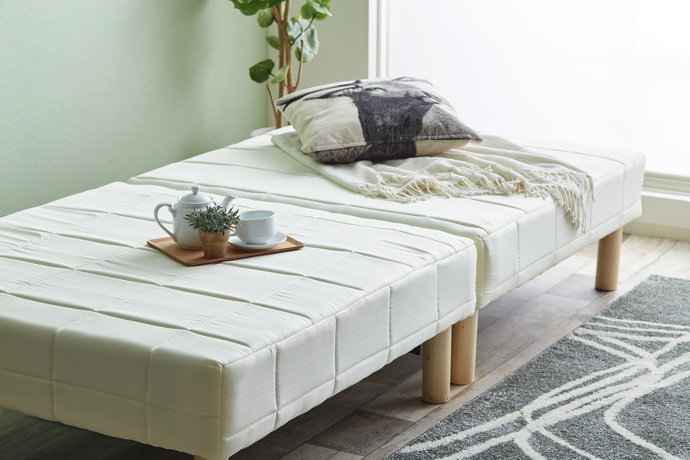 マットレスベッドはデザインも機能性も抜群