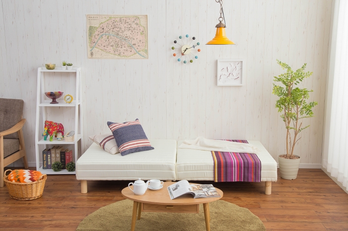 マットレスベッドはデザインも機能性も抜群の画像