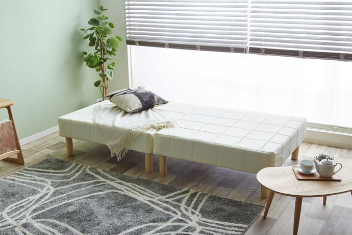 マットレスベッドはデザインも機能性も抜群の画像