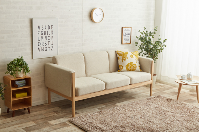 今大人気の北欧風ソファーの選び方の画像