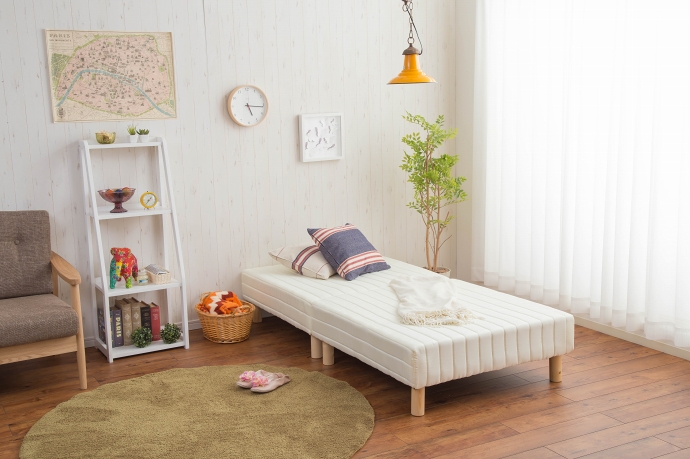 脚付きマットレスベッドの魅力とはの画像