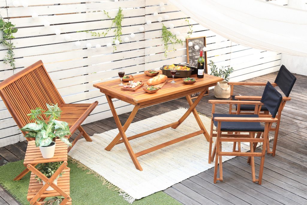 おしゃれなガーデン家具でベランピングを楽しもう♪の画像