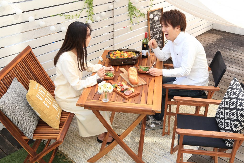 おしゃれなガーデン家具でベランピングを楽しもう♪の画像