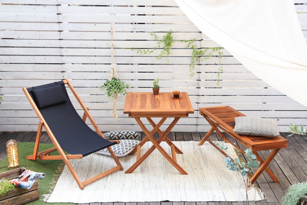 おしゃれなガーデン家具でベランピングを楽しもう♪の画像