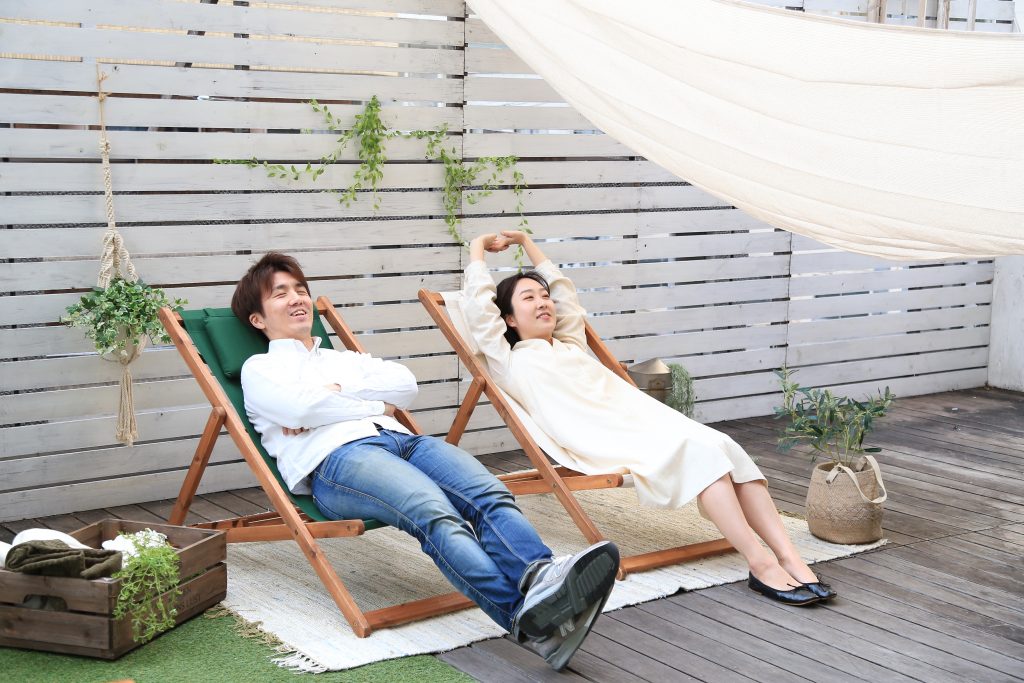 おしゃれなガーデン家具でベランピングを楽しもう♪の画像