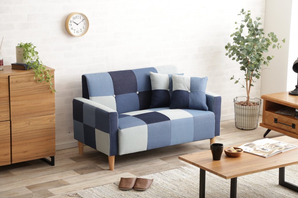 新作パッチワークデニムソファ「Sopra」販売開始しました！の画像