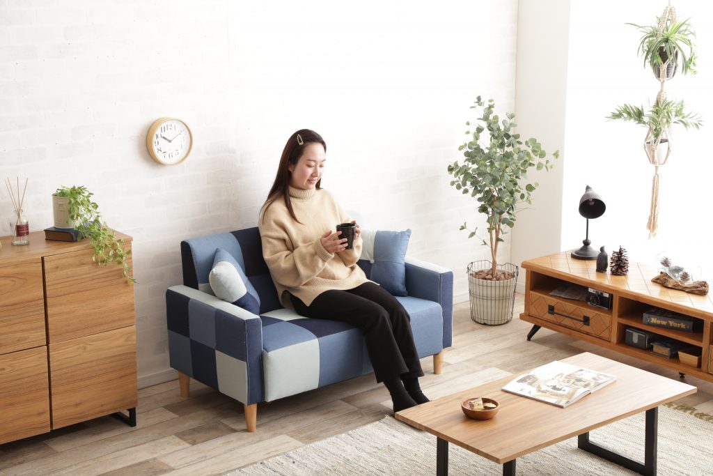 新作パッチワークデニムソファ「Sopra」販売開始しました！の画像