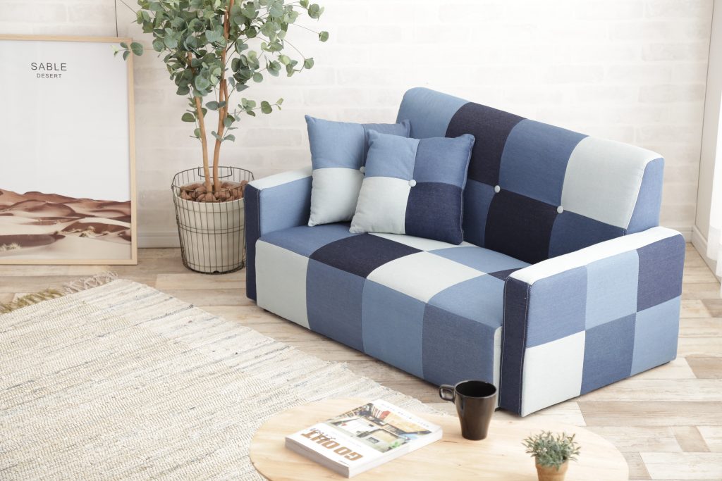 新作パッチワークデニムソファ「Sopra」販売開始しました！の画像