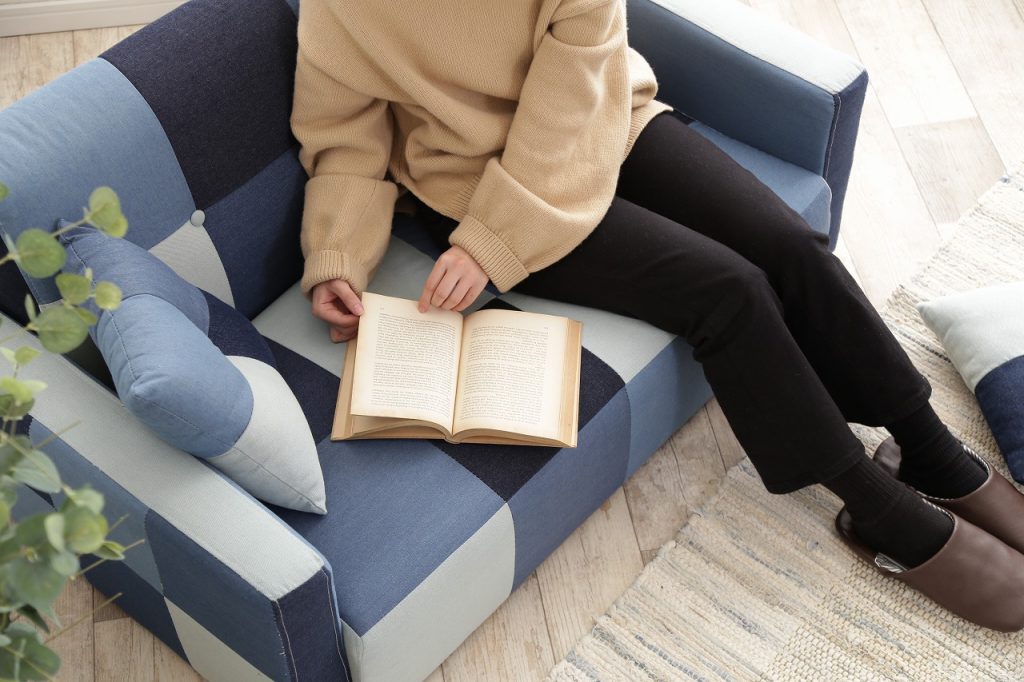 新作パッチワークデニムソファ「Sopra」販売開始しました！の画像