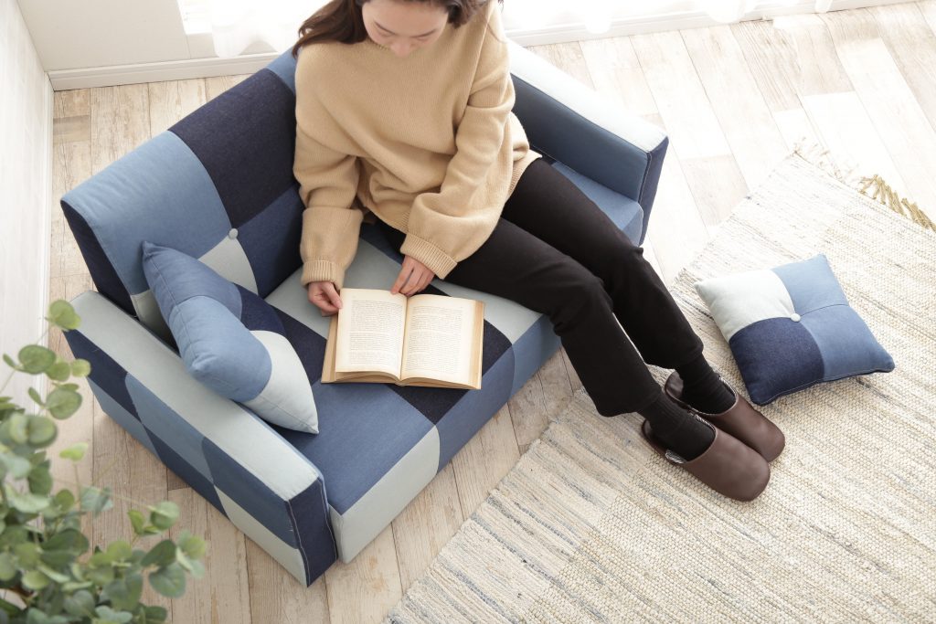 新作パッチワークデニムソファ「Sopra」販売開始しました！の画像