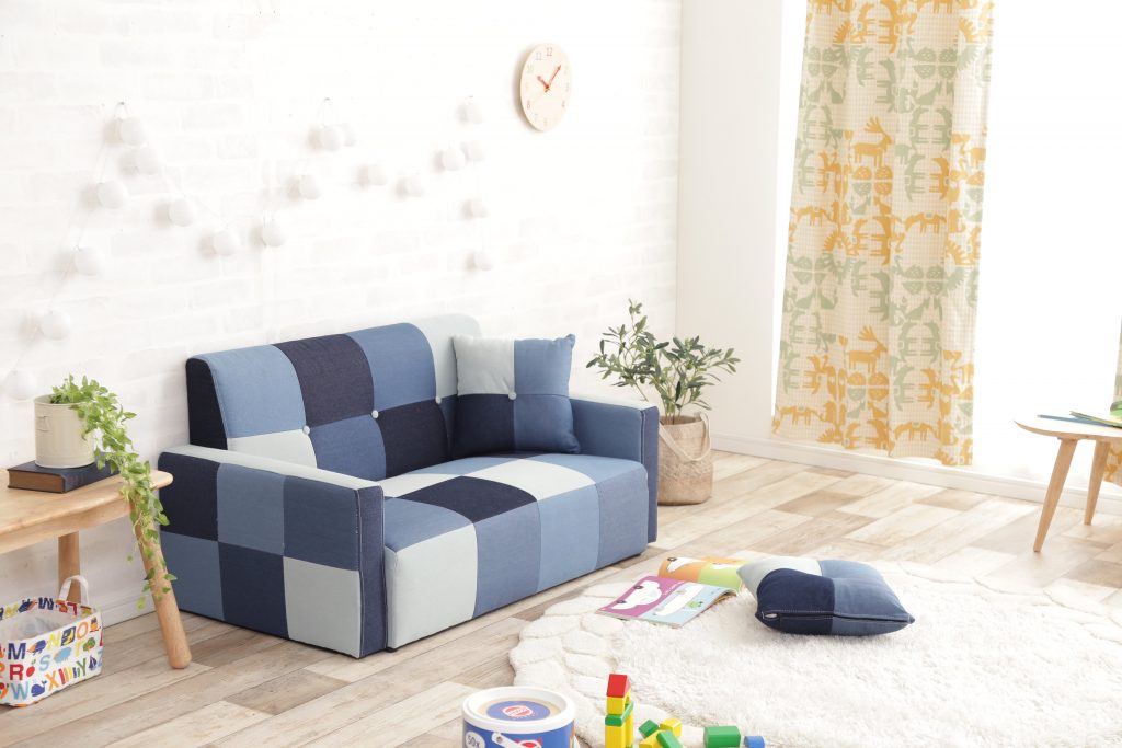 新作パッチワークデニムソファ「Sopra」販売開始しました！の画像