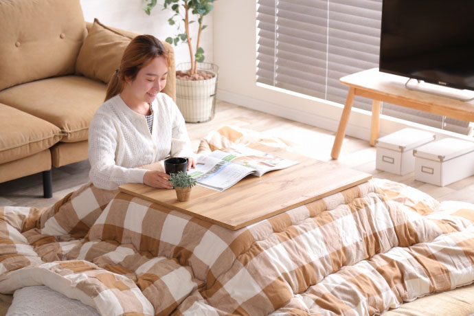 オールシーズン使えるオシャレこたつ♪今年も入荷しました！