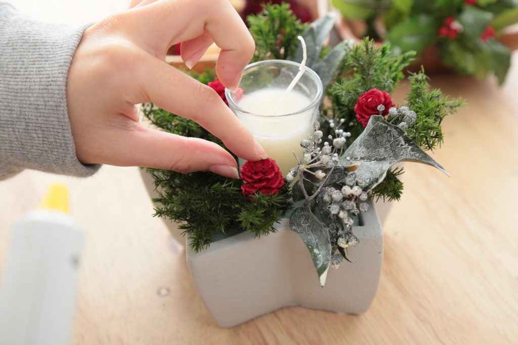 作って楽しい飾って可愛い☆クリスマスキャンドルの作り方♪の画像
