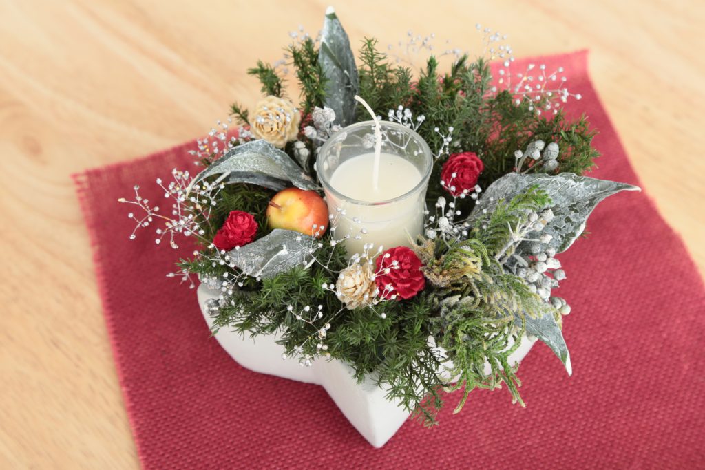 作って楽しい飾って可愛い☆クリスマスキャンドルの作り方♪の画像