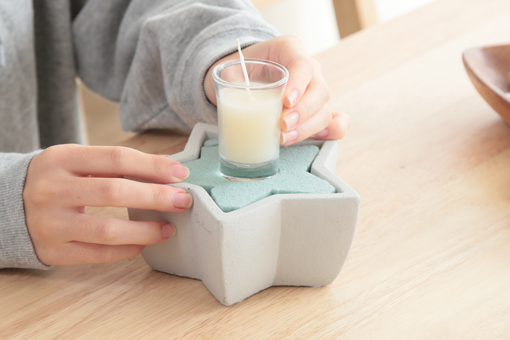 作って楽しい飾って可愛い☆クリスマスキャンドルの作り方♪の画像