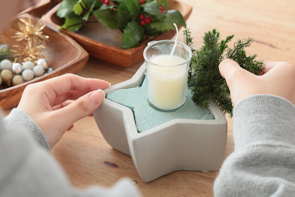 作って楽しい飾って可愛い☆クリスマスキャンドルの作り方♪の画像