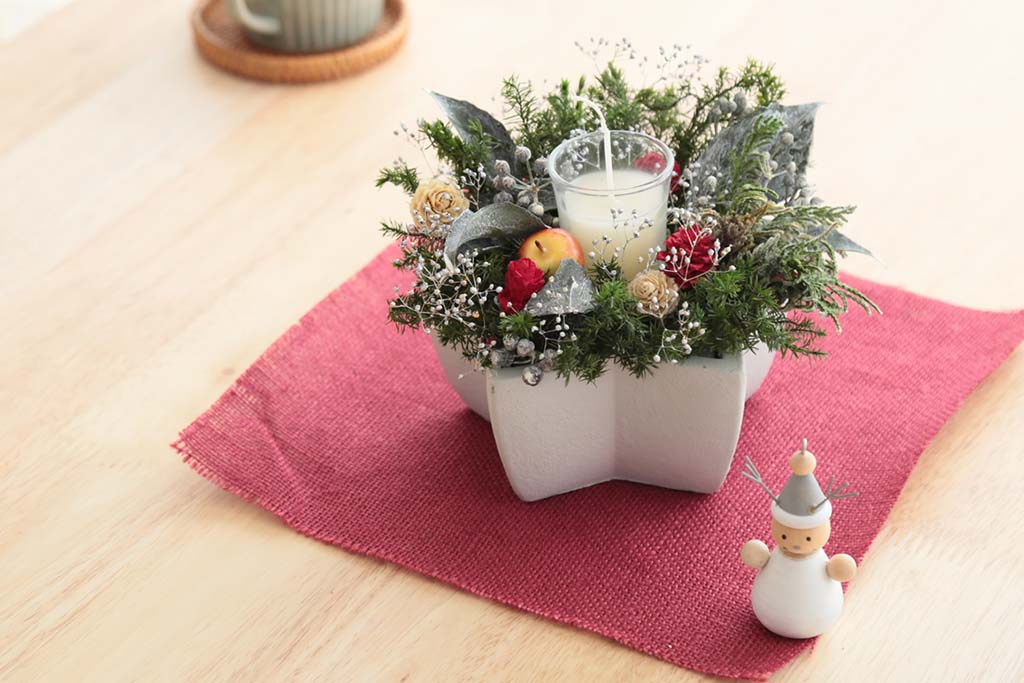 作って楽しい飾って可愛い☆クリスマスキャンドルの作り方♪