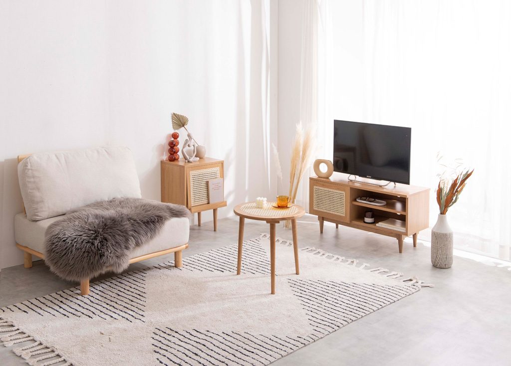 トレンドの【ラタン家具】を取り入れたお部屋の画像