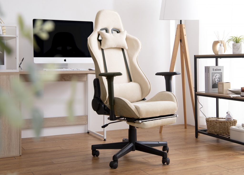 【新商品】まるでインテリアのように部屋に馴染むゲーミングチェアの画像