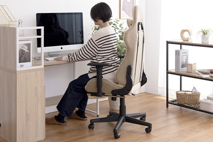 【新商品】まるでインテリアのように部屋に馴染むゲーミングチェア