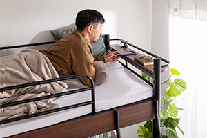 【新商品】ひとり暮らしの味方！クオリティ重視のロフトベッド！の画像