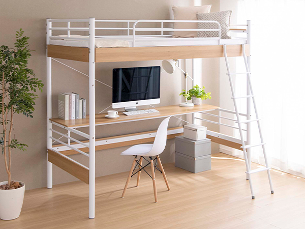 【新商品】ひとり暮らしの味方！クオリティ重視のロフトベッド！
